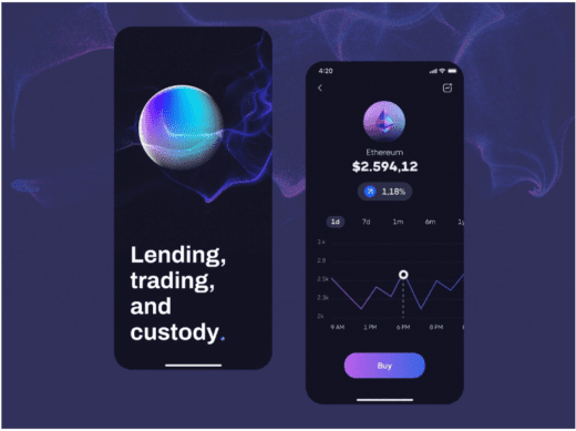 Figma Crypto App Screens - Template Freebies