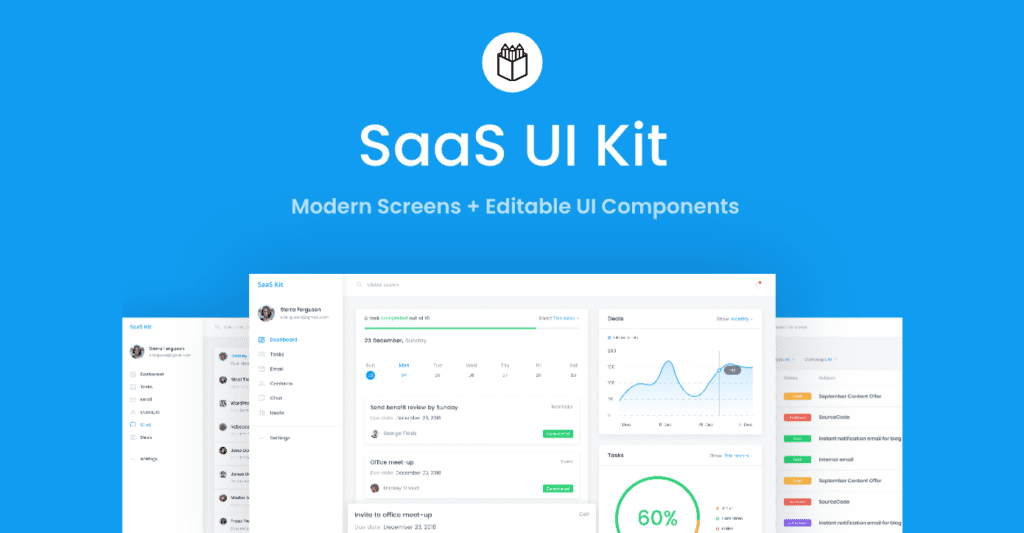 penpot dashboard template & UI kit